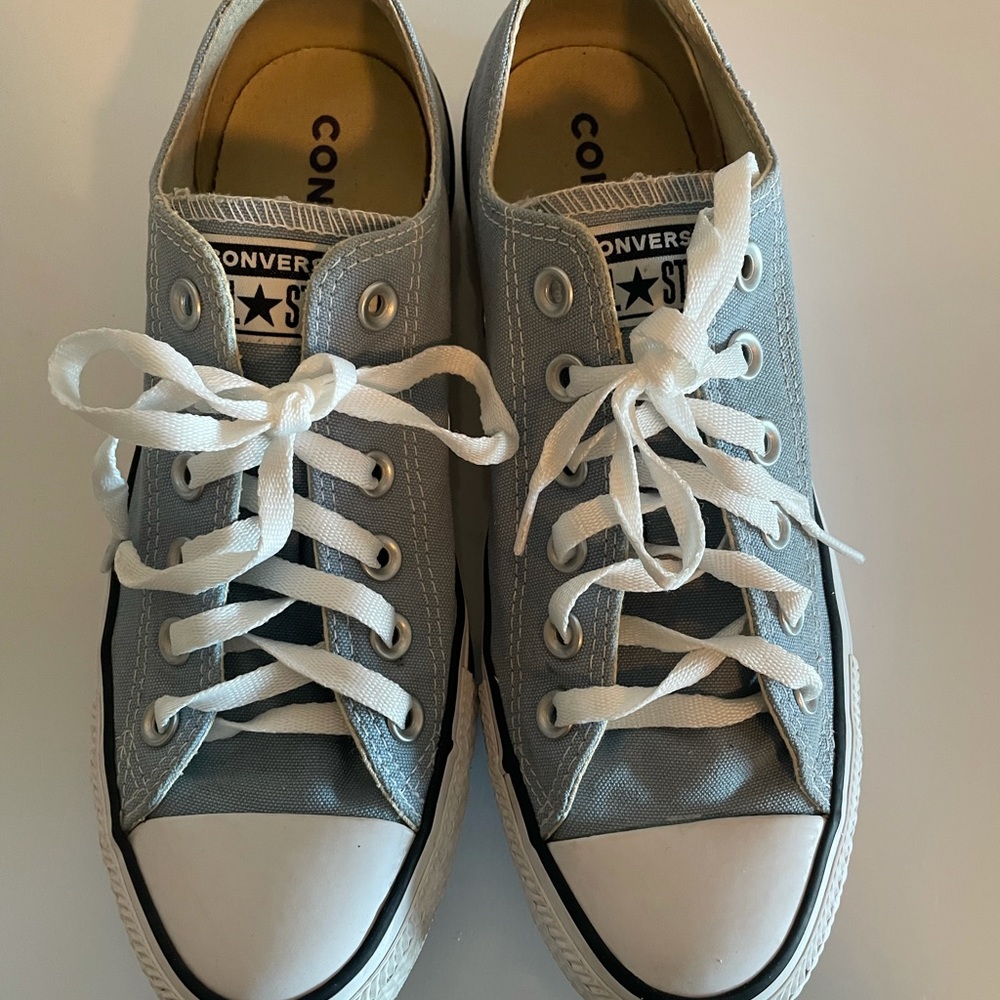 Light Blue Converse. Women’s Size 8.